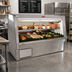 Thumbnail image #2 for Howard-McCray 34E Series Double Duty Deli Meat & Cheese Service Case, 76-1/2 In., Self-Contained, Straight Glass, Stainless Steel, LED Lighting