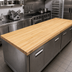 Thumbnail image #2 for John Boos Boos Block 96 x 27 Inch Blended Edge Grain Maple Kitchen Countertop, 1-1/2 Inch Thick, Oil Finish