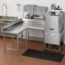Thumbnail image #2 for Eagle Group Spec-Master Left-Hand Corner Clean Dishtable, 96-Inch, 14/304 Stainless Steel