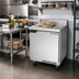 Thumbnail image #2 for Beverage-Air WTR27HC-FIP 27-Inch Shallow Depth Worktop Refrigerator, 1 Section, Solid Door, Foamed-In-Place Backsplash