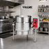 Thumbnail image #2 for Vulcan 40-Gallon Electric Tilting Steam Kettle, 2/3 Jacketed, Manual Tilt, Tri-Leg Base