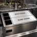 Thumbnail image #2 for 48-Inch Underbar Bottle Well Ice Chest Cover Assembly with 3 Left-Side Black Polypropylene Wells