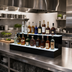Thumbnail image #3 for Royal Series 72-Inch 2-Tier Lighted Countertop Liquor Display