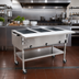 Thumbnail image #2 for Eagle Group Portable Electric Hot Food Table with 3 Dry Wells, 51-Inch Wide, Open Shelf Base, 120V