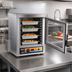 Thumbnail image #2 for Panco Extended Undercounter Heated Holding Cabinet with Clear Polycarbonate Door