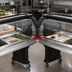 Thumbnail image #3 for Cambro Versa Food Bar Corner Connector, 36 x 36 x 4-1/4 Inch, Hot Red