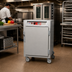 Thumbnail image #2 for Metro C5 6 Series Mobile Half-Height Heated Holding Cabinet with Solid Doors, 17 Pan Capacity, 120V