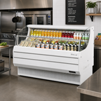 Thumbnail image #3 for Turbo Air TOM-75SW(B)-N Horizontal Open Display Merchandiser, 13.5 Cu. Ft., 75-3/4W, Self-Contained, White