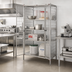 Thumbnail image #2 for QuadTruss Stationary Open Wire Stainless Steel Security Cage with Double Doors, 33-1/4 x 17-1/4 x 67 Inches