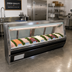Thumbnail image #2 for Howard-McCray 40E Series Endless Design Remote Fish and Poultry Service Case, 100.5-Inch, Straight Glass, Stainless Steel, LED
