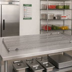 Thumbnail image #2 for Metro Super Erecta 2454NK4 54 x 24-Inch Gray Epoxy-Coated Wire Shelf with Microban Antimicrobial Protection