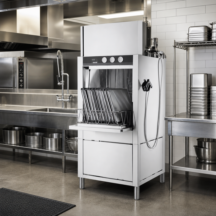 Product image #2 for Champion PP-10 Built-In Front-Load Pot and Pan Washer, Single Rack, 70 Degree Rise, Booster Heater