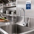 Thumbnail image #2 for ChekPoint Electronic Wall-Mount Touchless Gooseneck Faucet with 2.2 GPM Laminar Flow