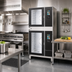 Thumbnail image #3 for Blodgett Invoq 61BLE/101BLE-PT Stacked Pass-Through Electric Boilerless Combi Oven Steamer, 17-Pan Capacity