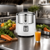 Thumbnail image #2 for Waring 6001C Medium-Duty Commercial Electric Juice Extractor with Stainless Steel Bowl & Cover