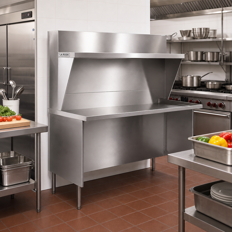 Product image #2 for La Rosa Open-Front Modular Equipment Enclosure, 54-Inch W x 26.5-Inch D, 304 Stainless Steel