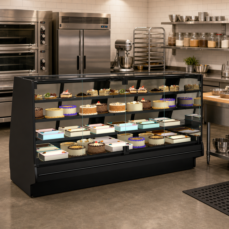 Product image #2 for Fusion 62-3/4-Inch W Refrigerated Service Case with Vertical Swing-Out Front Glass