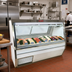 Thumbnail image #2 for Howard-McCray 34N Series 72-Inch Remote Double-Duty Fish/Poultry Service Case with Straight Glass Front and LED Lighting