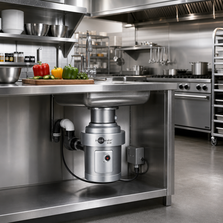 Product image #2 for InSinkErator SS-200 Medium Capacity 2 HP Commercial Food Waste Disposer Package