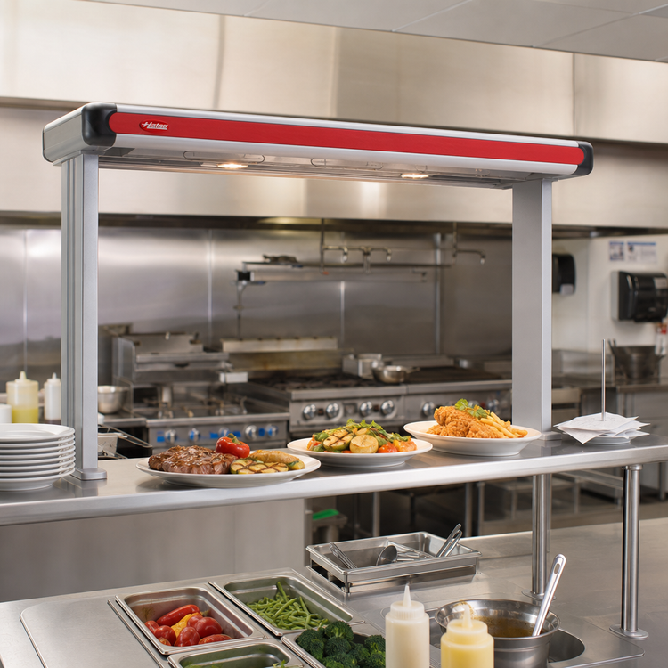 Product image #2 for Hatco Glo-Ray Designer Infrared Aluminum Strip Heater with Lights, 39.5 Inch, Single Element