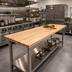 Thumbnail image #2 for Boos Block Blended Edge Grain Northern Hard Rock Maple Kitchen Countertop, 96 x 32 x 1-1/2 Inch, Varnique Finish