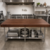 Thumbnail image #2 for Boos Block American Black Walnut Edge Grain Kitchen Countertop with Penetrating Oil Finish, 120 x 48 x 3 Inches