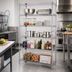 Thumbnail image #2 for Quantum 42 Inch x 18 Inch x 86 Inch 5-Shelf Stainless Steel Wire Shelving Starter Kit