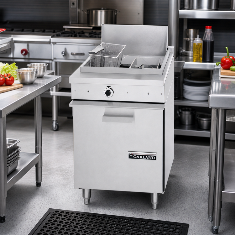 Product image #2 for Garland 36E Series 24-Inch Electric Heavy Duty Range Match Fryer, 70 lb Capacity