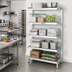 Thumbnail image #2 for Channel Tubular Aluminum Cantilever Shelving Unit, 54-Inch W x 20-Inch D x 72-Inch H