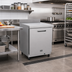 Thumbnail image #3 for Kelvinator Commercial 27-Inch One-Door Work Top Freezer with Backsplash, 6.5 Cu. Ft., Self-Contained Rear-Bottom Mounted Refrigeration
