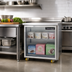 Thumbnail image #2 for 27-Inch Undercounter Display Freezer with Hinged Glass Door, 7.4 Cu. Ft., R-290
