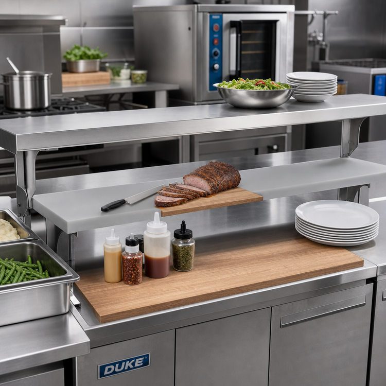 Product image #2 for Duke Stainless Steel Carving Board for 46-Inch Steam Tables