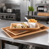 Thumbnail image #2 for American Metalcraft Rectangular Bamboo Serving Tray, 18 x 8-1/4 x 2 Inch