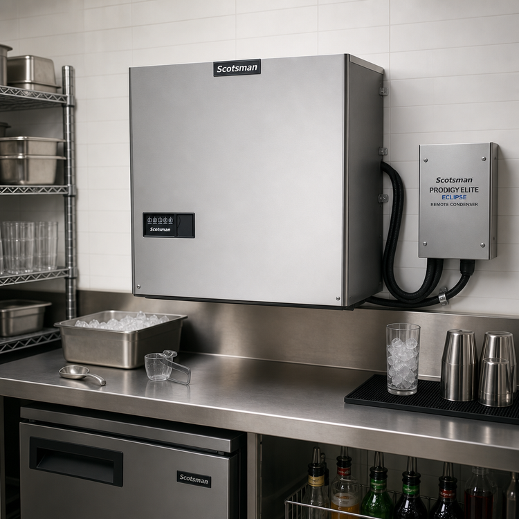 Product image #2 for Scotsman Prodigy ELITE Eclipse Remote Small Cube Modular Ice Machine Head, 30 Inch Wide, 115V