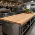 Thumbnail image #2 for Boos Block Blended Edge Grain Maple Kitchen Countertop, 120 x 32 x 1-1/2 Inches, Varnique Finish