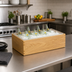 Thumbnail image #3 for Cal-Mil Sydney Oak Wood Ice Housing with Polycarbonate Pan and Liner