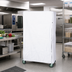 Thumbnail image #2 for Quantum 18 Inch D x 48 Inch W x 63 Inch H White Nylon Wire Cart Cover with Velcro Flap