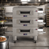 Thumbnail image #2 for Middleby Marshall X55G-3 Triple Deck Gas Conveyor Oven with 55-Inch Cooking Chamber