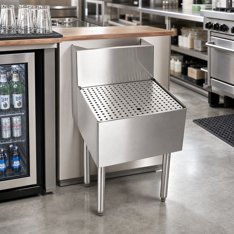 Product image #2 for Choice C-BD-18 18-Inch Stainless Steel Underbar Beer Drainer