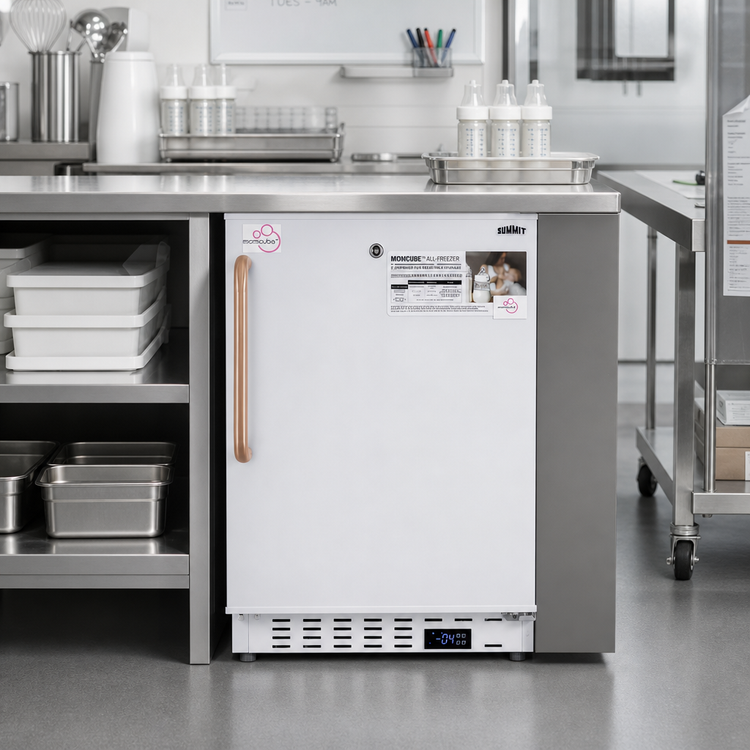 Product image #3 for Summit Commercial MOMCUBE Undercounter Breast Milk All-Freezer, 2.68 Cu. Ft., White