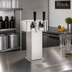 Thumbnail image #2 for Perlick Air-Cooled 2-Faucet Stainless Steel Tee Beer Tower with Polished Chrome Finish