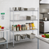 Thumbnail image #2 for Advance Tabco Special Value Series Heavy Duty Chrome Plated Wire Shelf, 72 Inch W x 14 Inch D