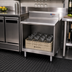 Thumbnail image #2 for Eagle 2200 Series Recessed Worktop Underbar Glass Rack Storage Unit with Open Front Cabinet Base, 12 x 24 Inches