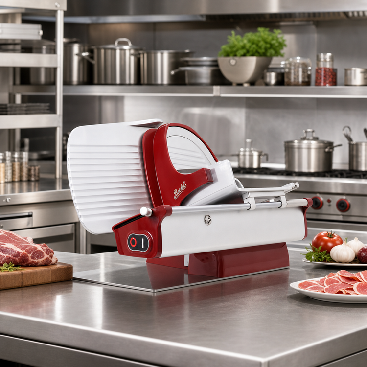 Product image #2 for Trento Home Line 250 Electric Horizontal Meat Slicer with 9.8-Inch Blade, 115V