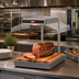 Thumbnail image #2 for Hatco Glo-Ray Heated-Base Countertop Carving Station with Right-Hand Sneeze Guard and Incandescent Light