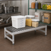 Thumbnail image #2 for Fermostock Aluminum Dunnage Rack with Adjustable Composite Feet, 52