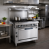 Thumbnail image #2 for Imperial Spec Series 36-Inch Heavy Duty Gas Range with 4 Open Burners and Convection Oven
