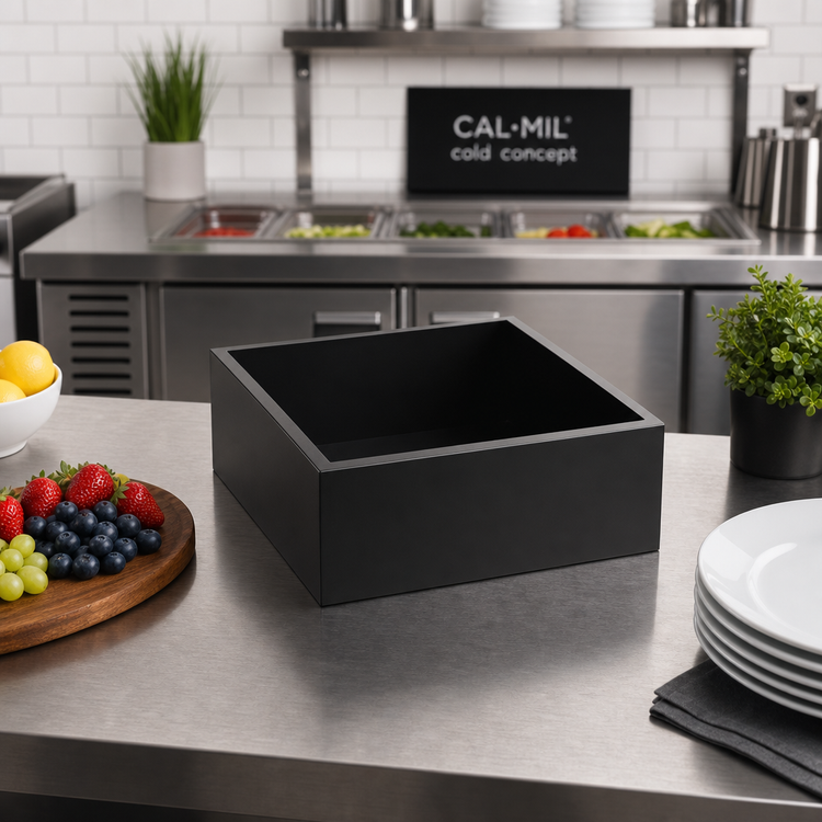 Product image #3 for Cal-Mil Cold Concept Square Metal Base Housing