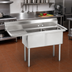 Thumbnail image #2 for 2-Compartment Fabricated Sink with Left-Hand Drainboard, 18