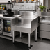 Thumbnail image #2 for Eagle Group 1800 Series Underbar Double Step-Down Blender Station Add-On Unit with Duplex Receptacle, 18-Inch Wide
